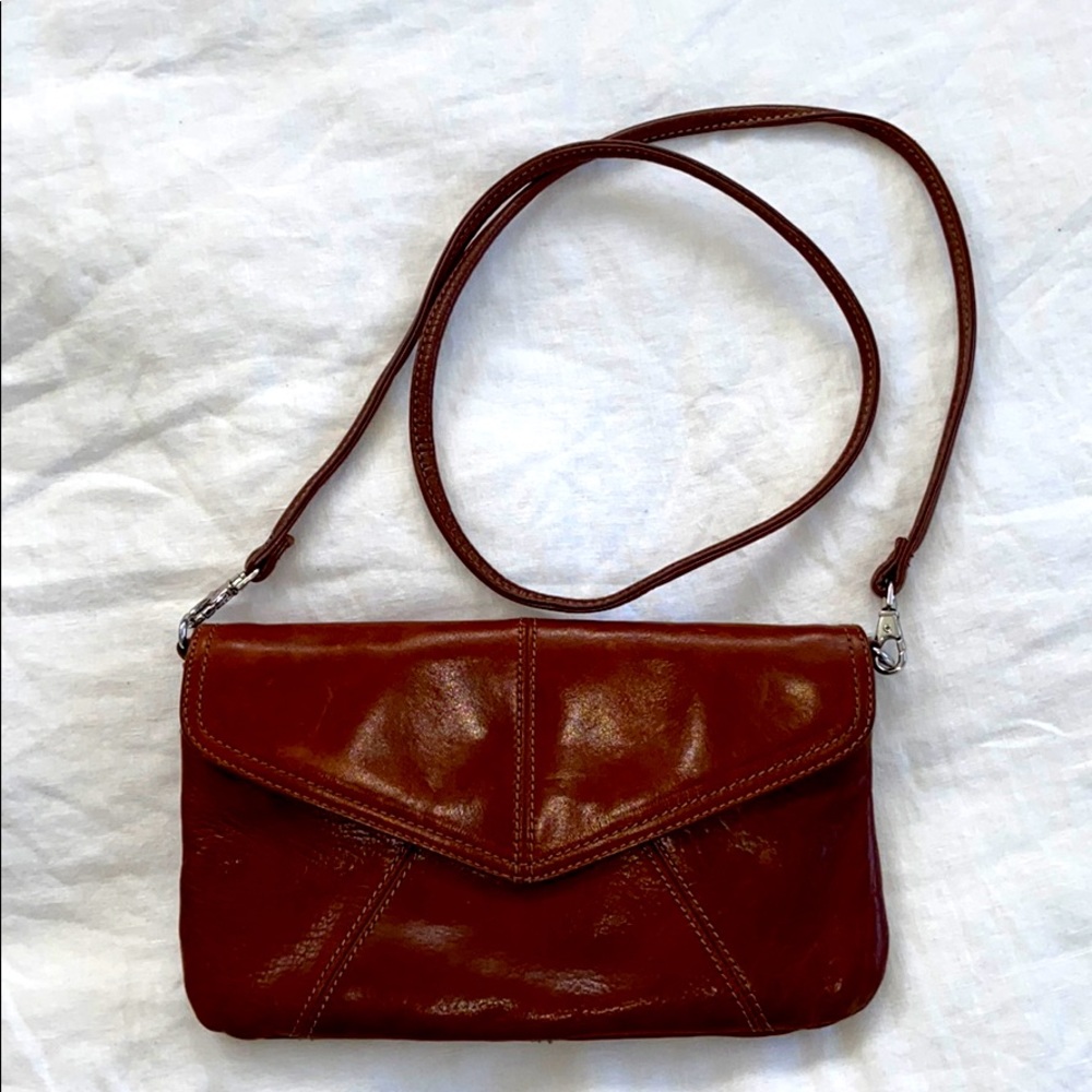 Clarks clutch genuine leather purse